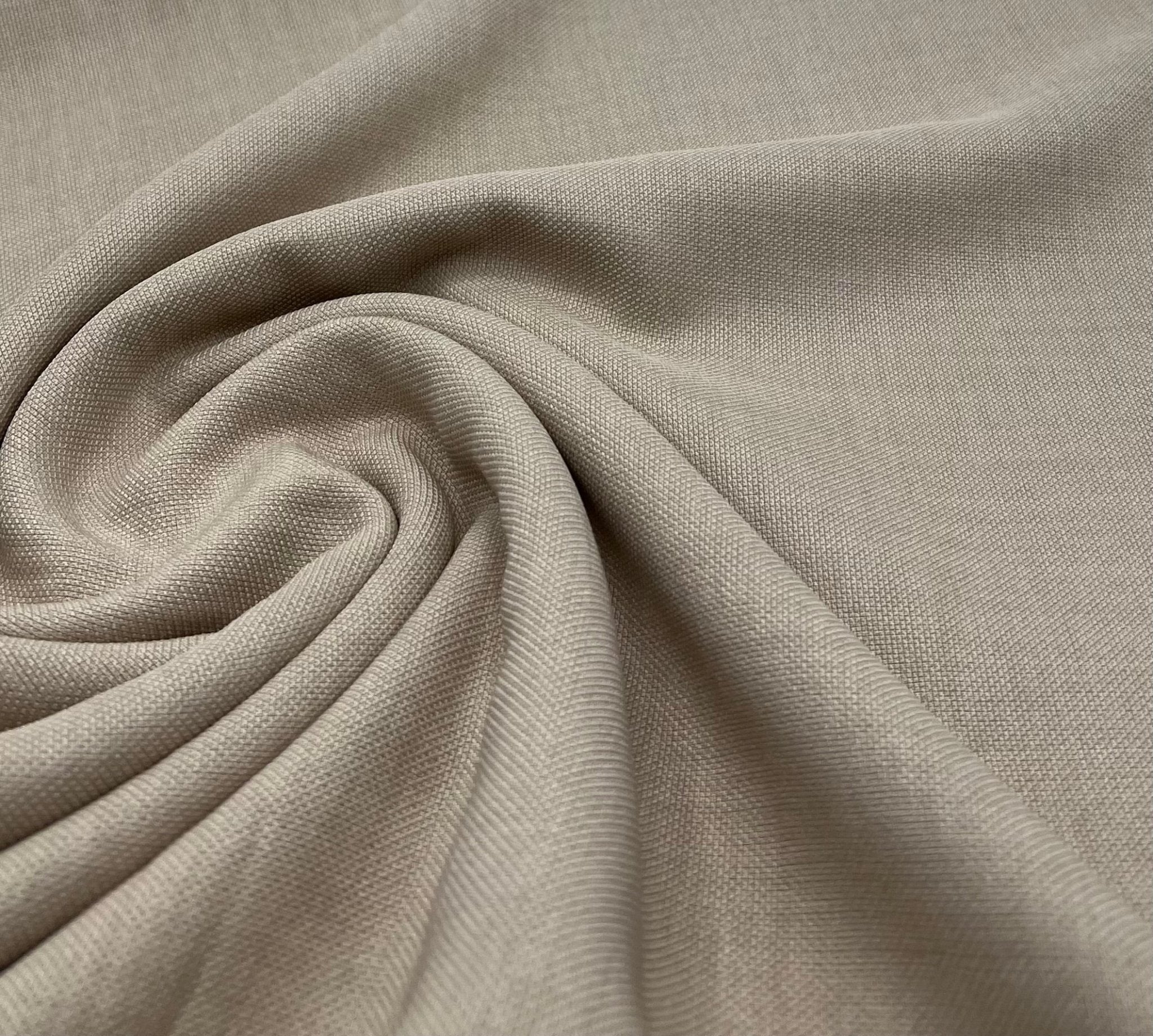 Sand Polyester Linen Non Stretch Fabric - T9 Fabrics